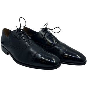 Florsheim Imperial Bio Comfort Mens Shoes Black Leather Oxfords 10D 12031 Preown